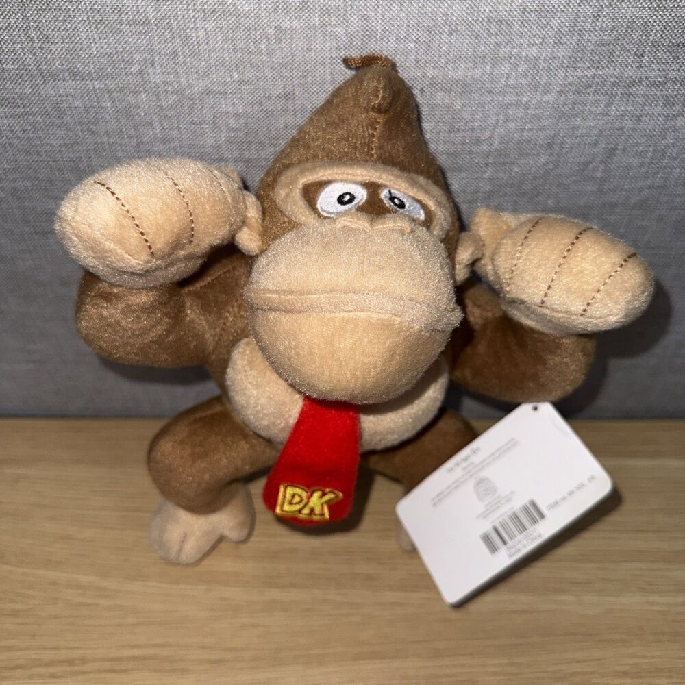 Super Mario Nintendo Donkey Kong 10 Inch Plushie Plush Stuffed Toy